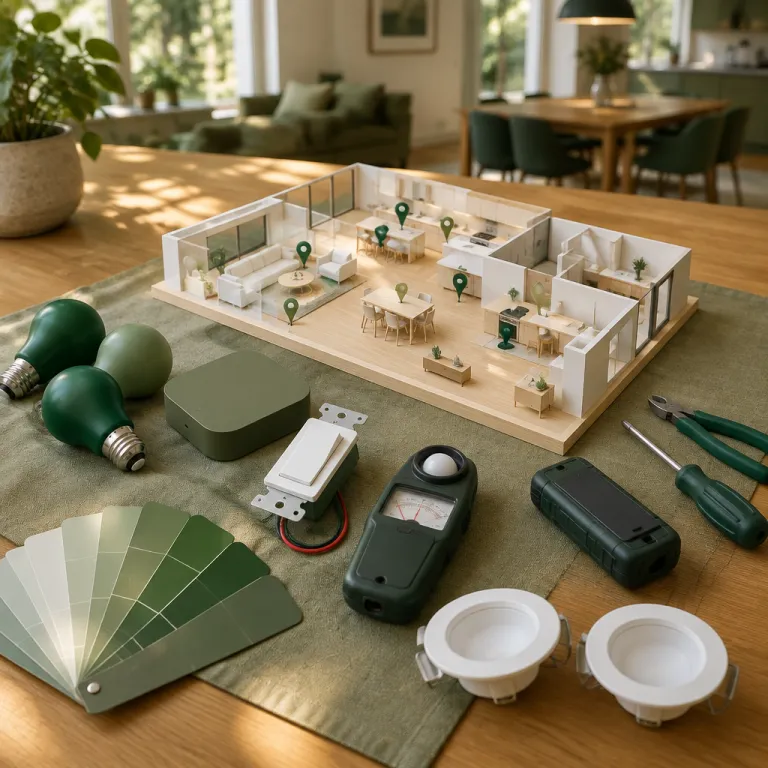 Lighting an open floor plan with one app: why single-room scenes fail and what to build instead