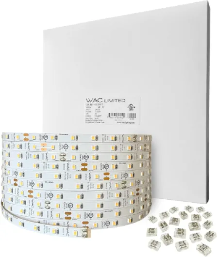 T24-BS1-100-30WT, Basics 24VDC LED Tape Light 3000K 1.2W per Foot 100ft Reel Field Cuttable Every 2in Fully Dimmable Contractor Quality for Kitchens, Undercabinet, Task, and Cove Lighting 3000K Warm White LED 100FT Roll, 1.2W per FT