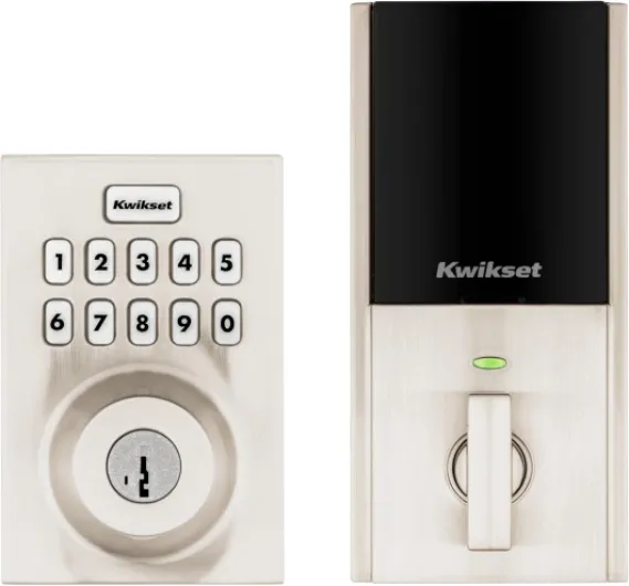 HomeConnect 620 Z-Wave Long Range Enabled Keypad Smart Lock Convenient Keyless Entry, Customizable User Codes, Ring Alarm Compatible, Hub Required, Sold Separately Satin Nickel Contemporary
