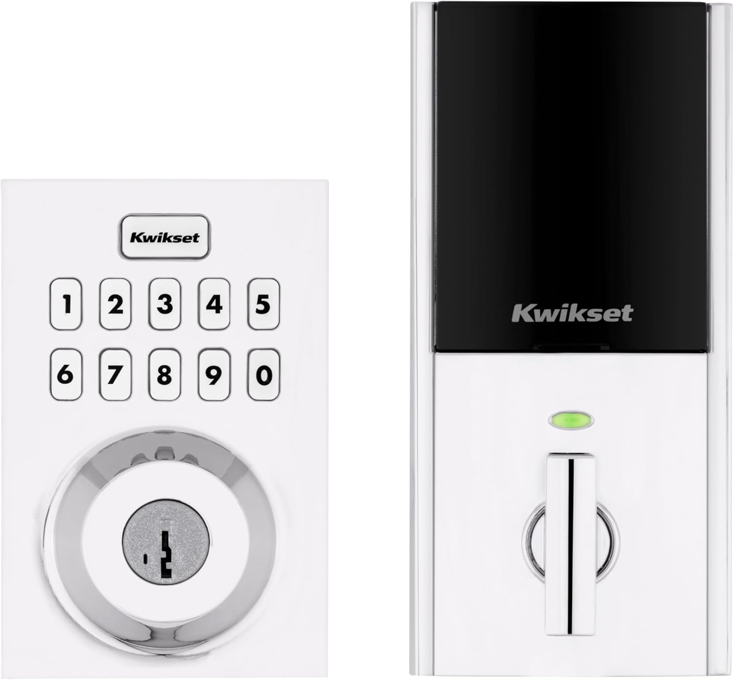 HomeConnect 620 Z-Wave Long Range Enabled Keypad Smart Lock Convenient Keyless Entry, Customizable User Codes, Ring Alarm Compatible, Hub Required, Sold Separately Polished Chrome Contemporary Polished Chrome Contemporary Z-Wave Long Range