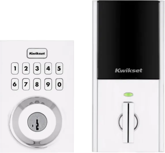 HomeConnect 620 Z-Wave Long Range Enabled Keypad Smart Lock Convenient Keyless Entry, Customizable User Codes, Ring Alarm Compatible, Hub Required, Sold Separately Polished Chrome Contemporary Polished Chrome Contemporary Z-Wave Long Range