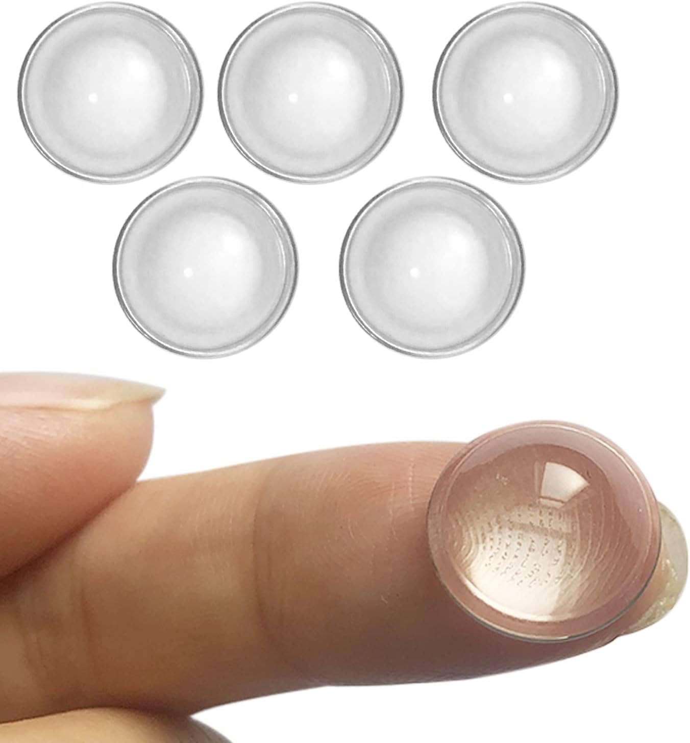 5PCS x Diameter 17mm Flat Convex Lens Flat Optical Glass LED Lens Height:8.4mm for LED Flashlight Head Bike Lamp Transparent(17MM*H8.4MM*F9.0MM) 17MM*H7.8MM*F9.0MM