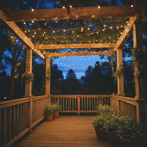 Creative ways to hang fairy lights for a magical atmosphere