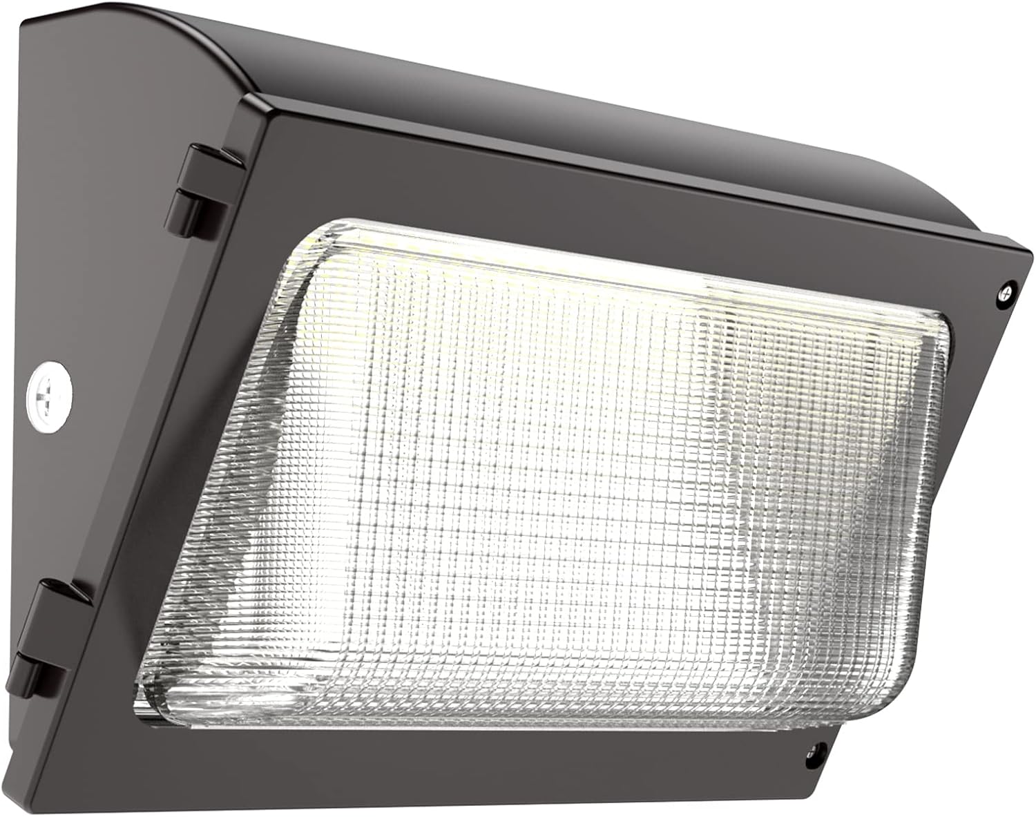 LED Wall Pack Light 120W with Dusk to Dawn Photocell and Glass Lens LED Security Flood Commercial and Industrial Outdoor LED Wall Lights Out Door for House Warehouses UL Listed