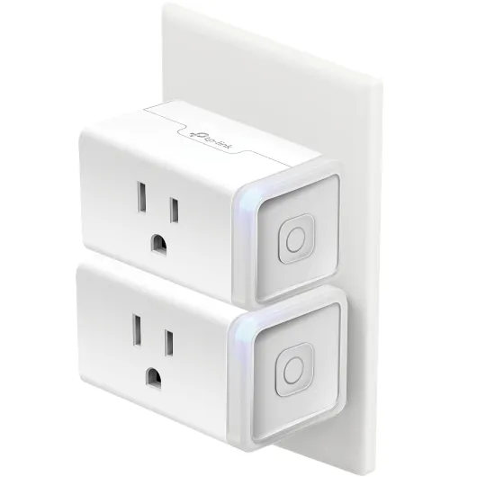 Plug HS103P2, Smart Home Wi-Fi Outlet Works with Alexa, Echo, Google Home & IFTTT, No Hub Required, Remote Control,15 Amp,UL Certified, (Pack of 2) White Smart plug 2-Pack