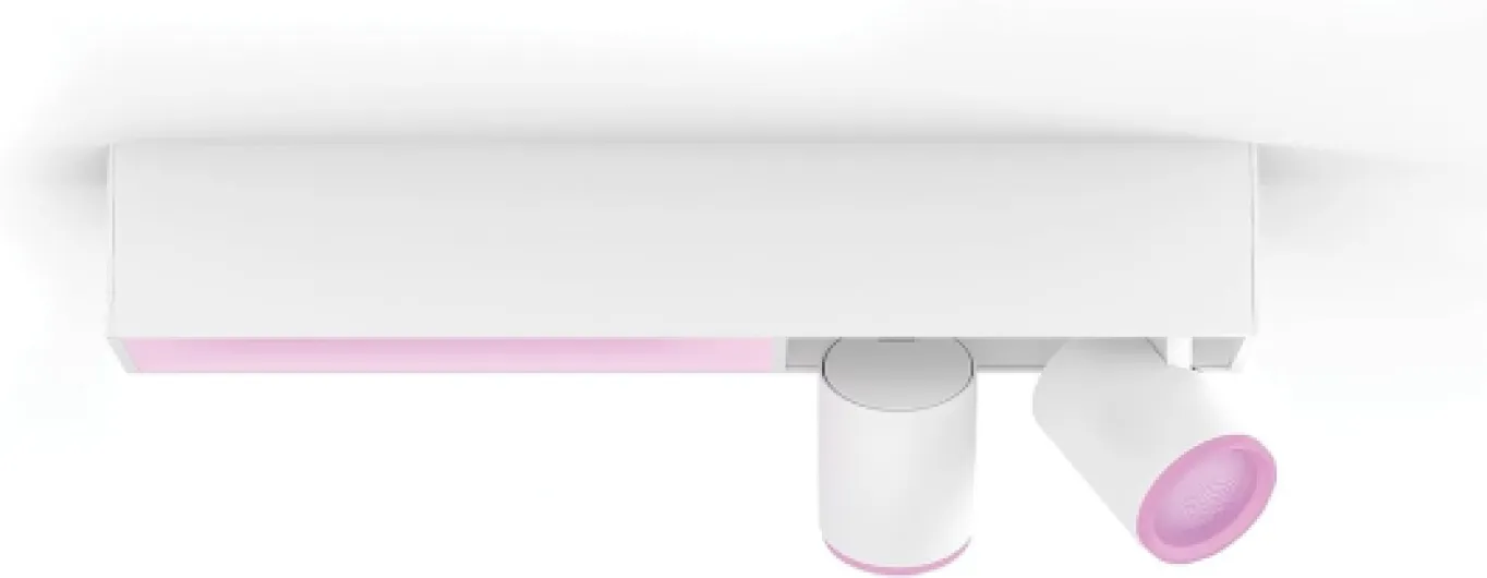 Centris Smart LED Ceiling Spotlight Fixture, White - White and Color Ambiance Color-Changing Light - 2 Lights - Control with App - Works with Alexa, Google Assistant, and Apple Homekit 2 Spotlights