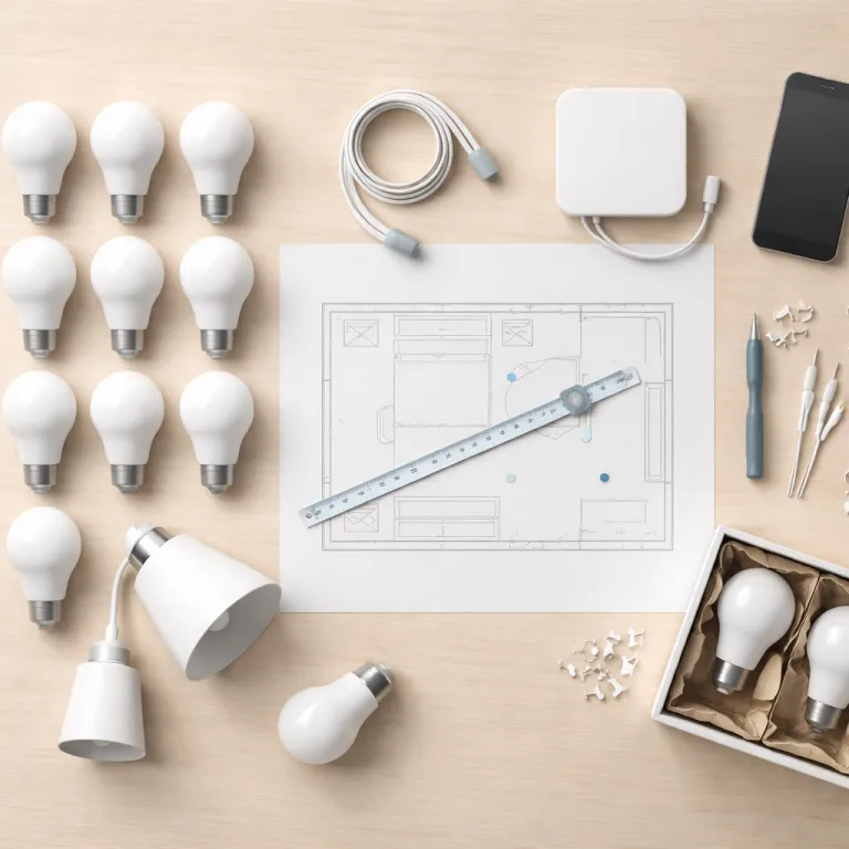 How we set up 12 Hue bulbs in a bedroom without the room feeling like a dashboard