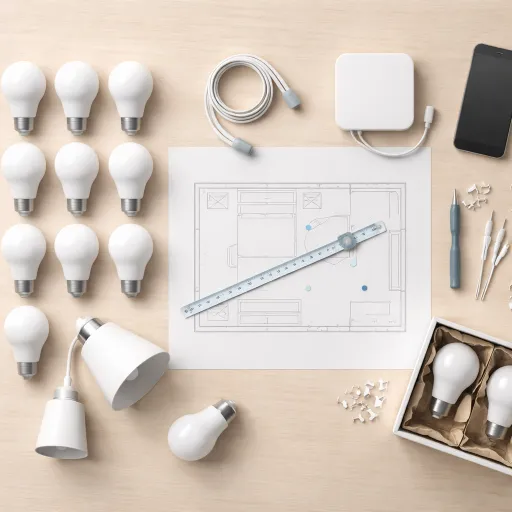 How we set up 12 Hue bulbs in a bedroom without the room feeling like a dashboard