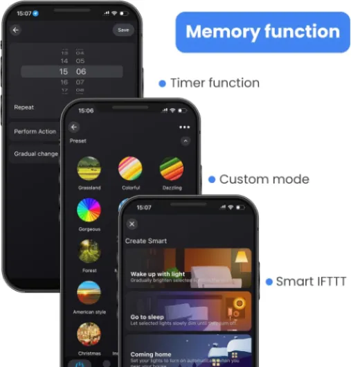 SHUNLEE 6 Pcs RGB Black Smart Acoustic Wall Panel Lights, WiFi Recessed Wall panel LED Lighting Strip Kit Compatible with Alexa / 2.4G Remote, Self-Adhesive for Shelf, Wood Slat (40*2+60*2+90*2 cm)
