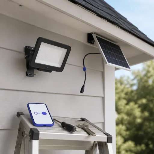 How the Halo SLFS2AM2B solar floodlight reshapes smart outdoor security lighting