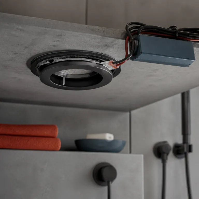How to design smart bathrooms with recessed lighting in the ceiling