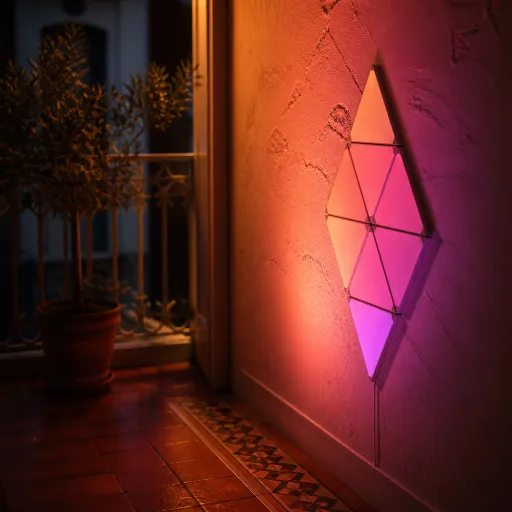 How smart home lighting transforms naples living with Nanoleaf