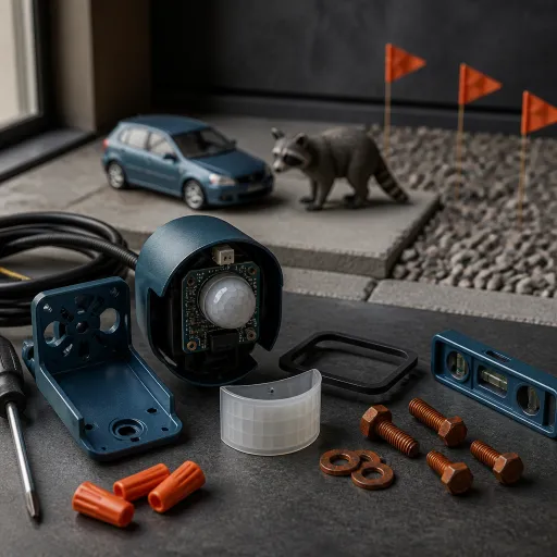 Driveway motion lights that tell a car from a raccoon: sensor placement, zones and the settings people skip
